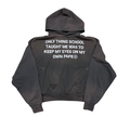 Grey EYES ON MY OWN PAPER Hoodie