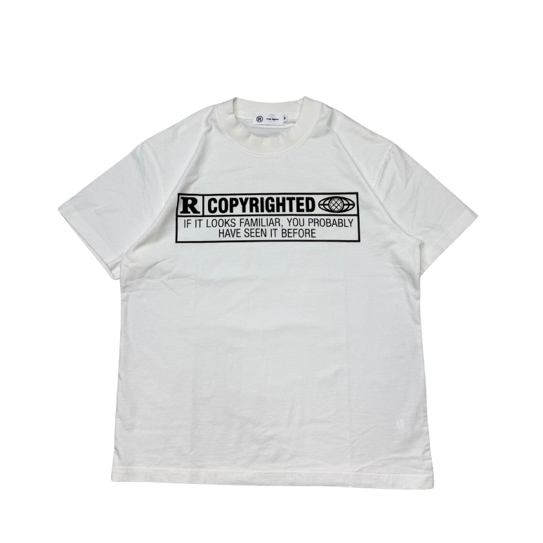 White Rated R Tee